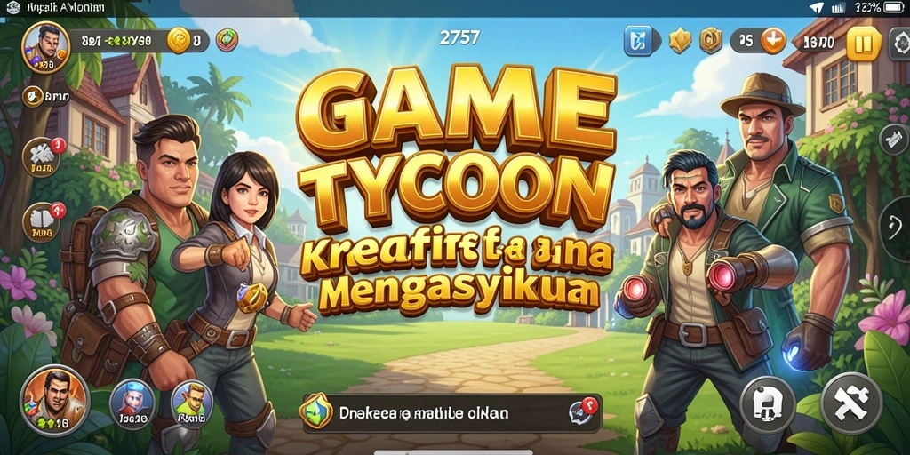 Tampilan gameplay Tycoon yang seru dan interaktif.