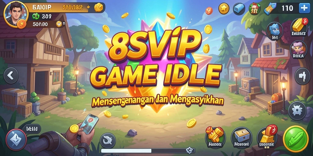 Screenshot utama 8SVIP menampilkan gameplay Idle yang menarik.