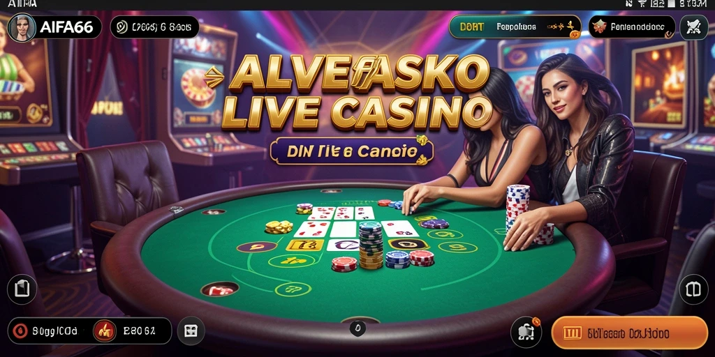 Tampilan gameplay AIFA66 yang mendebarkan dalam Live Casino.