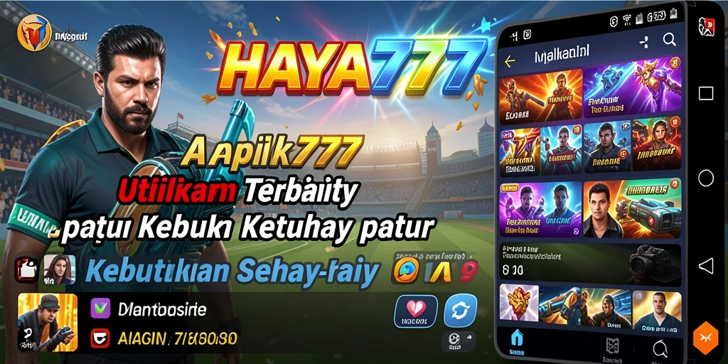 Tampilan antarmuka HAYA777 yang simpel dan efektif untuk kebutuhan Utility.