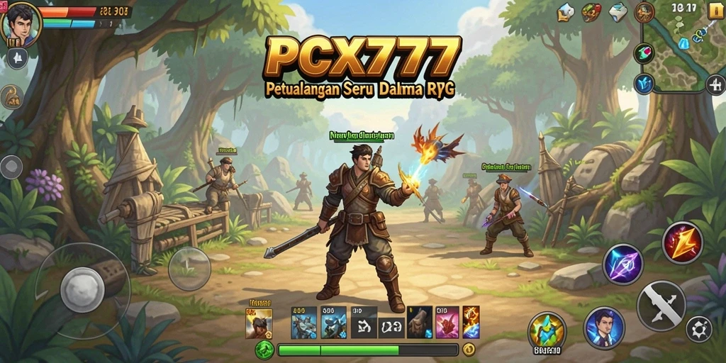 Gameplay RPG PCX777 yang mendebarkan dan penuh petualangan.