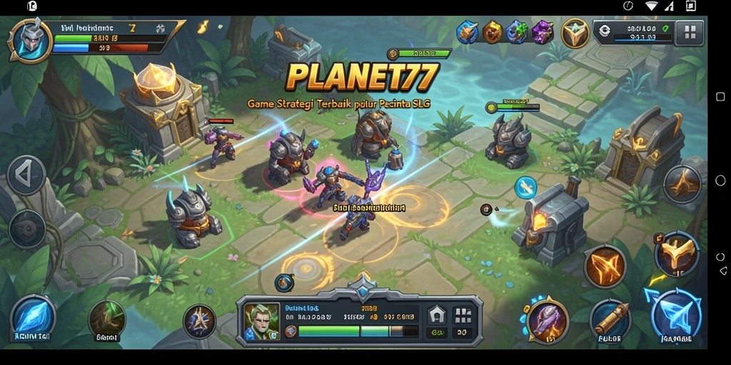 Tampilan gameplay seru dan mendebarkan dalam PLANET77.