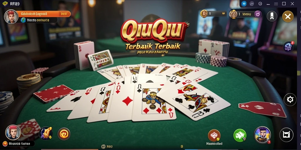 Tampilan screenshot RR89 yang menunjukkan keseruan gameplay QiuQiu.