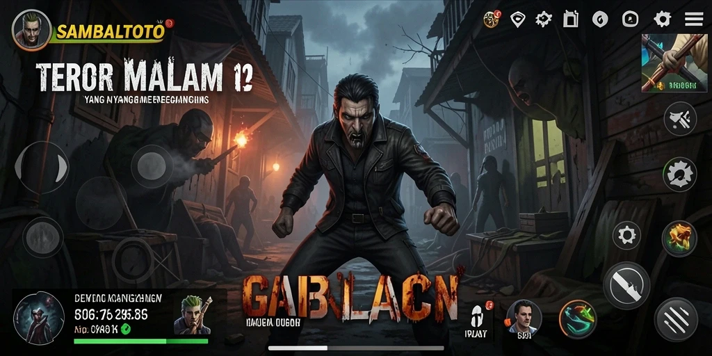 Gameplay seram dengan suasana penuh ketegangan di SAMBALTOTO.