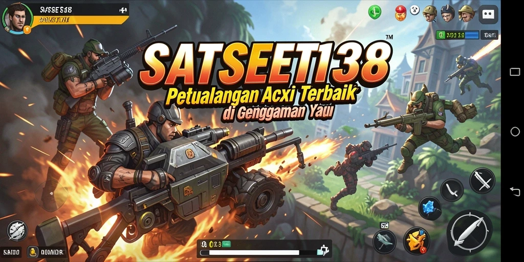Tangkapan layar menunjukkan aksi memukau dalam SATSET138.