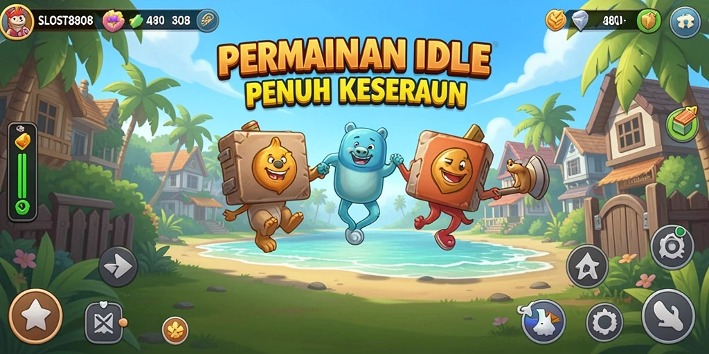 Tangkapan layar SLOST8808 menunjukkan gameplay Idle yang mengasyikkan.