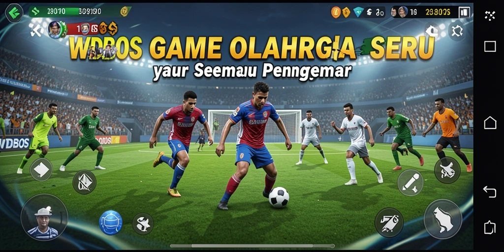 Tampilan screenshot WDBOS menampilkan aksi seru dalam permainan olahraga.